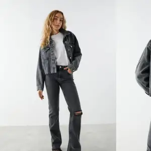 Jeans jacka från Gina Tricot, köptes i början av åren och knappt använd🫶🏻bilderna är lånade kom privat för fler bilder🫶🏻