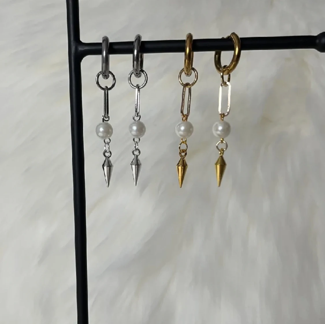 Örhängen guld och silver