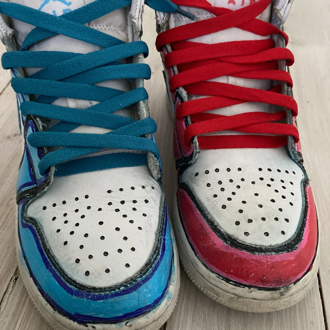 Customized Jordan 1 mid - 92