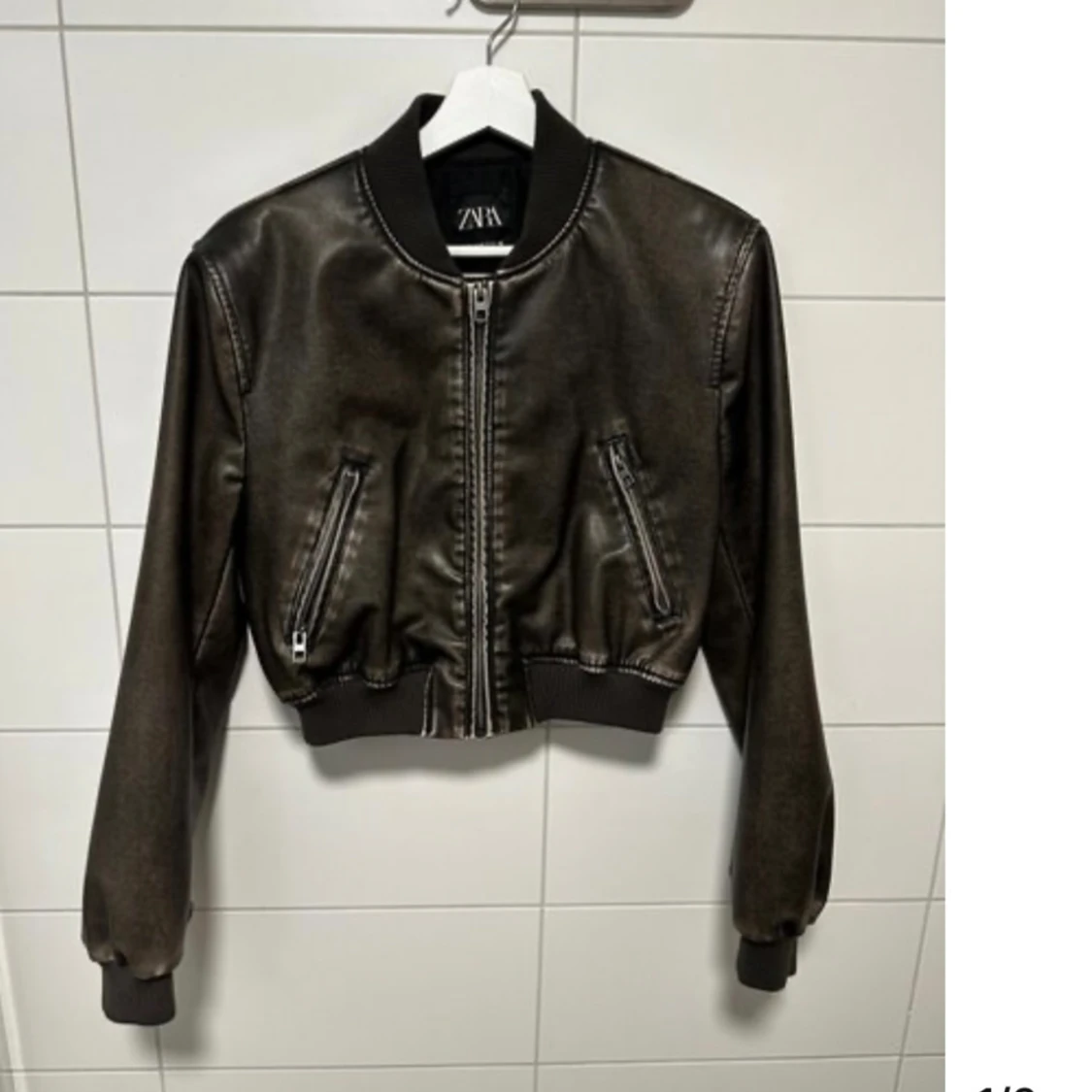 Zara skinnjacka bomber