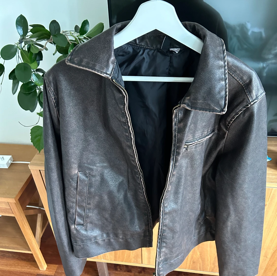 Läderjacka  - 90