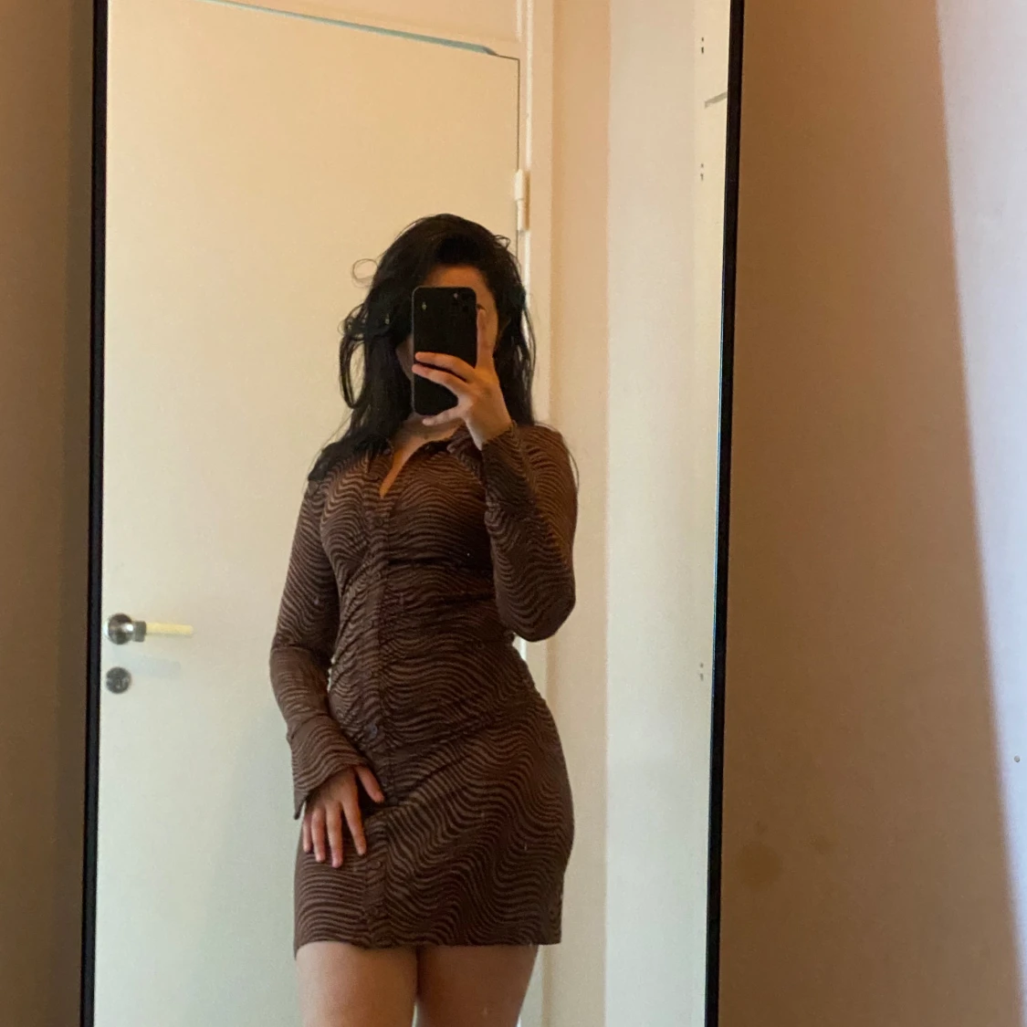 Brun sommar kläning