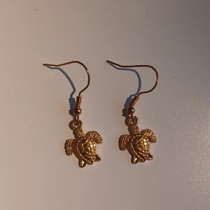 Örhängen - Fina guld skölpad örhängen