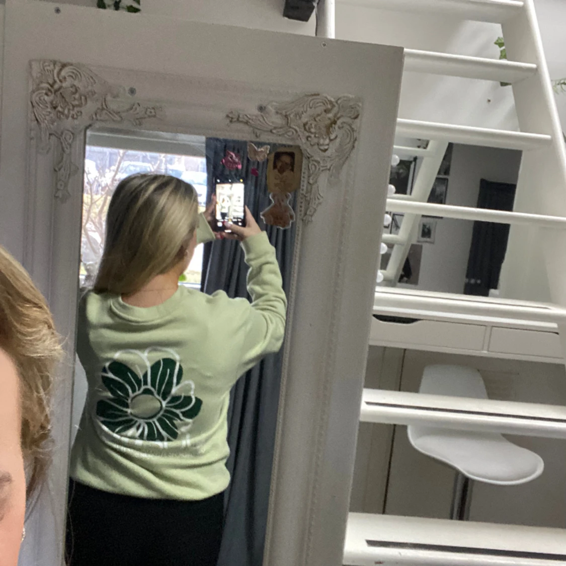 Grön sweatshirt  - 90