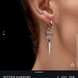 Säljer nu mitt jätte fina ”bitten earring” från Maria Nilsdotter då det tyvärr ej kommer till användning längre💕 super fint skick!