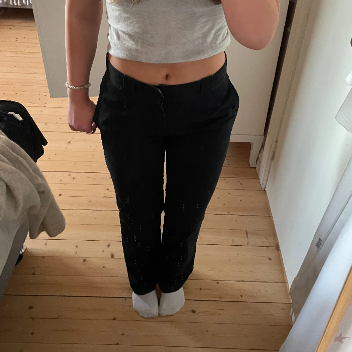  Lågmidjade dickies/kostymbyxor - 91