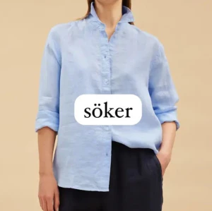 söker blå linneskjorta från cubus 100% linne - Storlek S