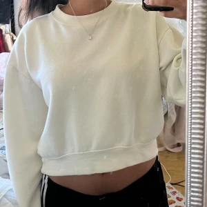 Zara sweartshirt  - En sweartshirt från zara. Lite croppad. Har en liten fläck men tvättar innan post. 
