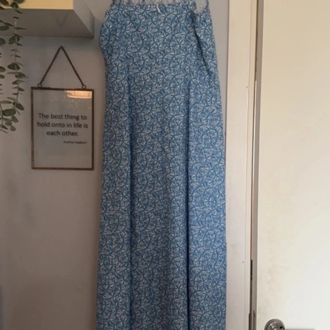 Ljusblå klänning - 90