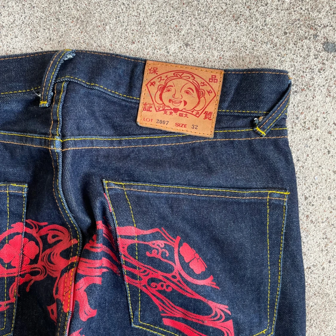 Evisu tribal raw denim - 91
