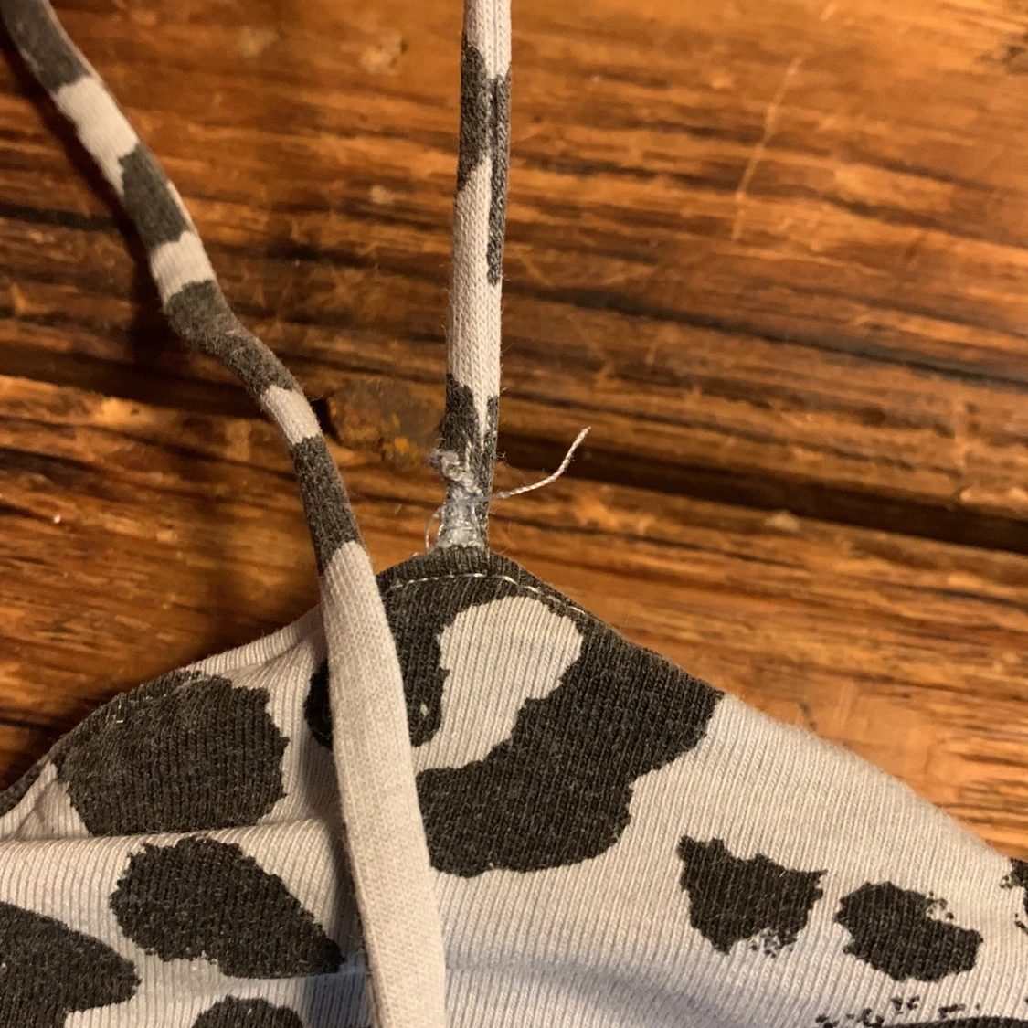 Blå/svart Topp - 90