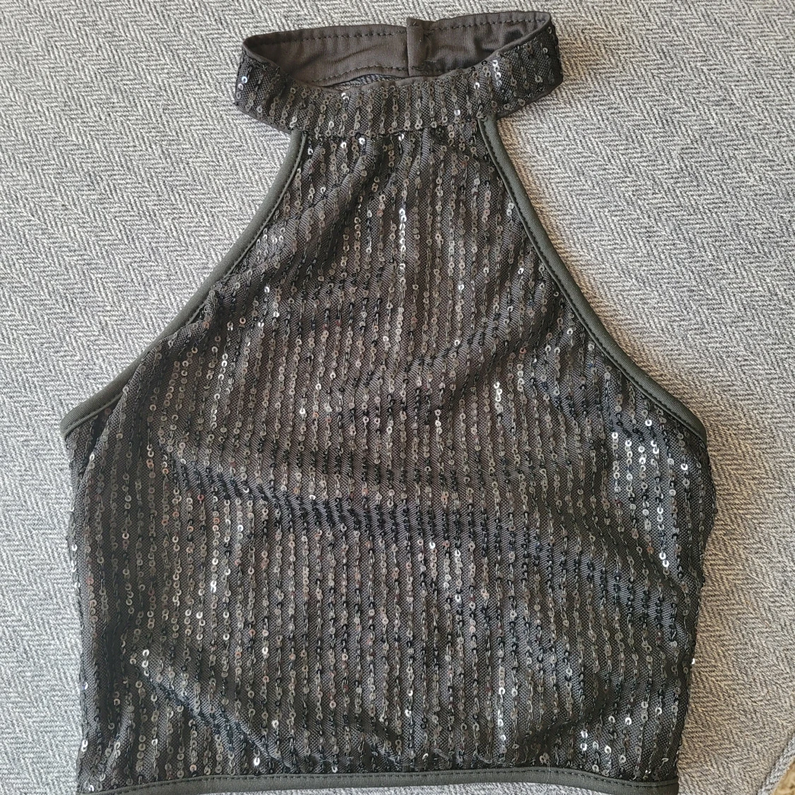 NY festtopp paljetter stl XS - 90