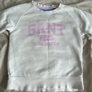 Snygg gant hoodie  - Säljer en snygg can’t hoodie. Den är i bra skick utan en fläck lägre ner på magen ( bild 3 ) och en liten fläck på ärmen ( bild 4 ) 