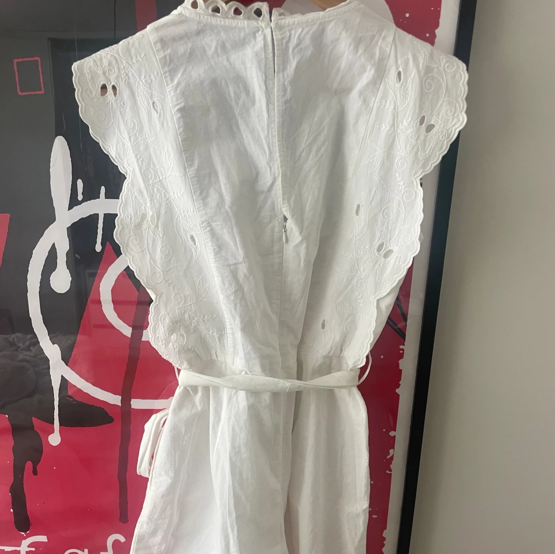 Jumpsuit Zara Broderier Vit - 91