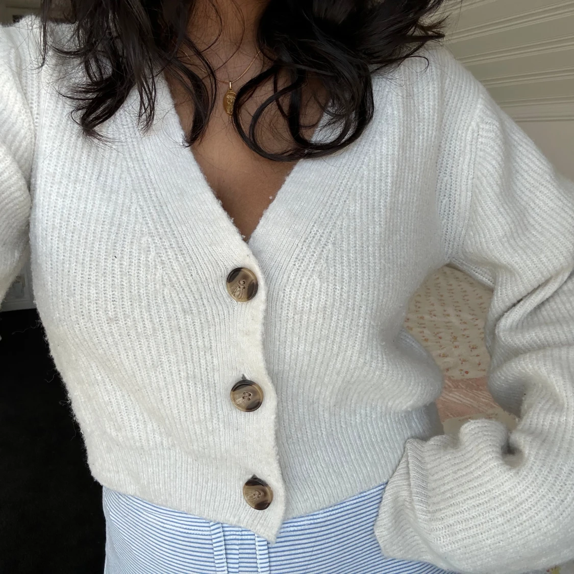 Kort kofta med puffärm - 91