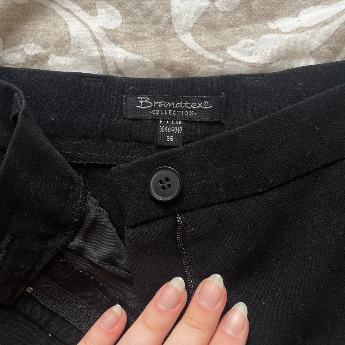 Kostymbyxor svarta Low / mod waist - 91