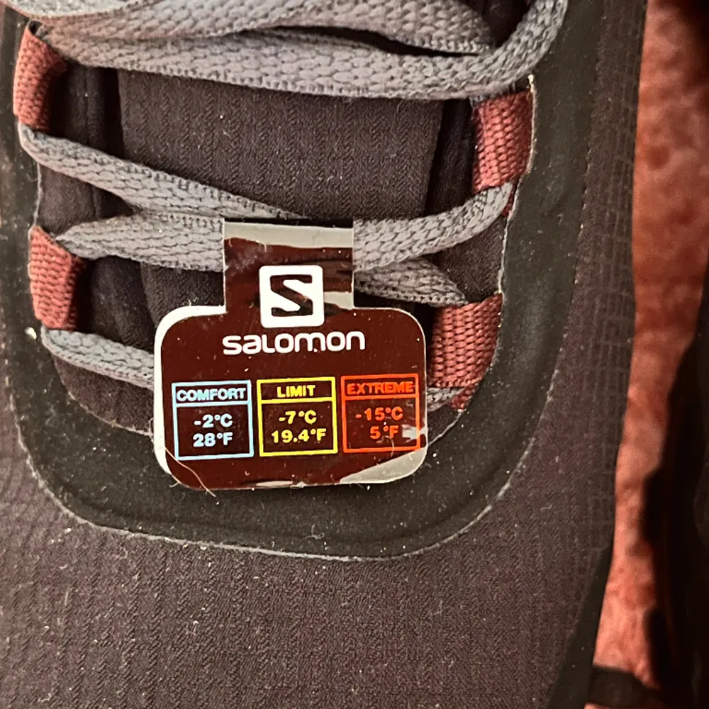 New Salomon boots winter and spring. Water resistant and good soul.  . Skor.