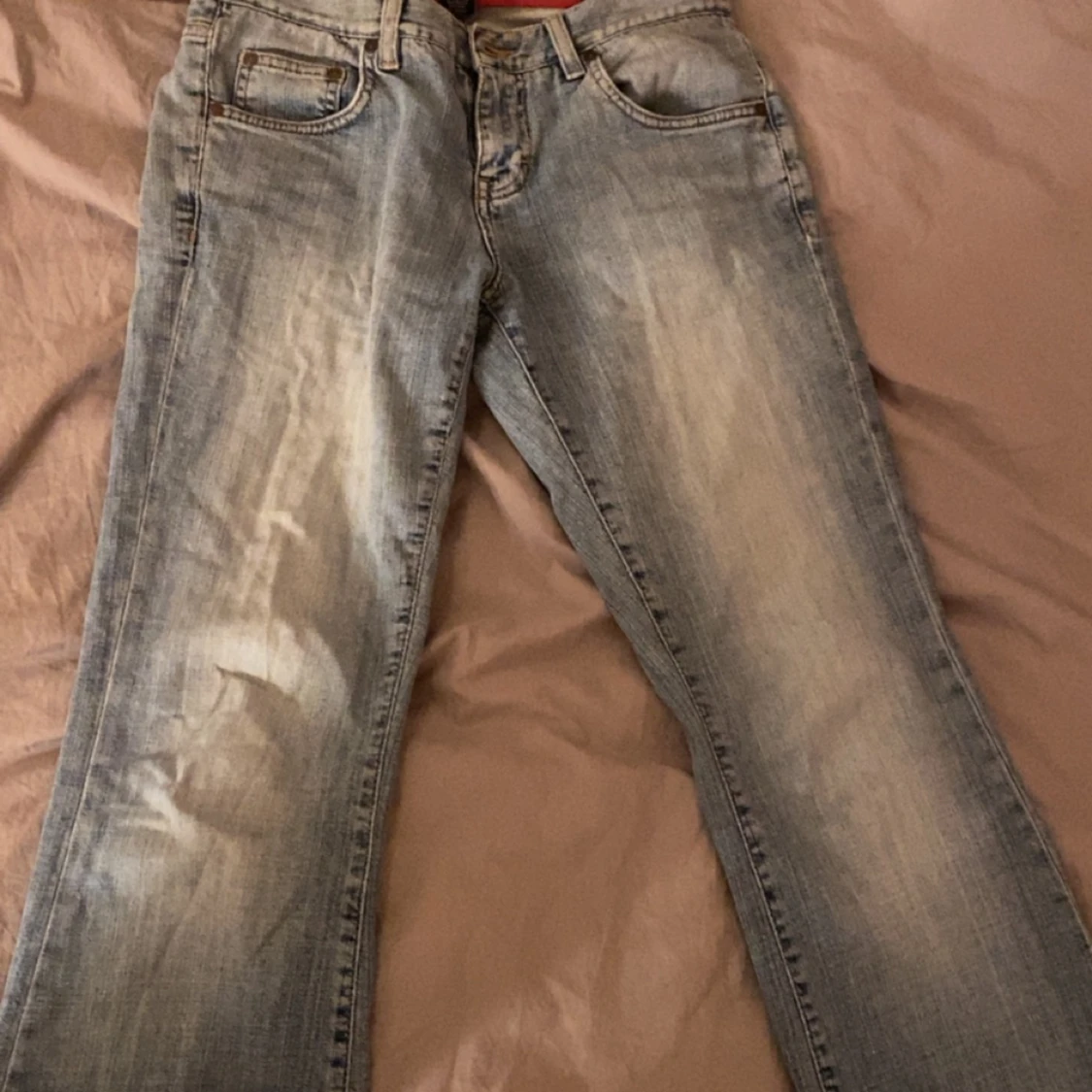 Lågmidjade bootcut jeans - 90