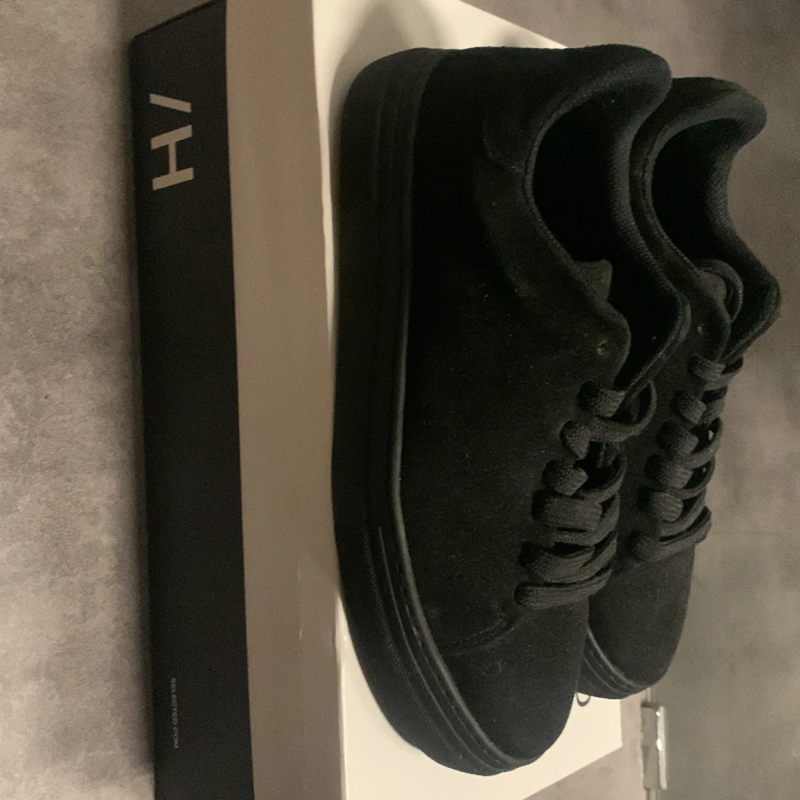 Selected Homme suede skor