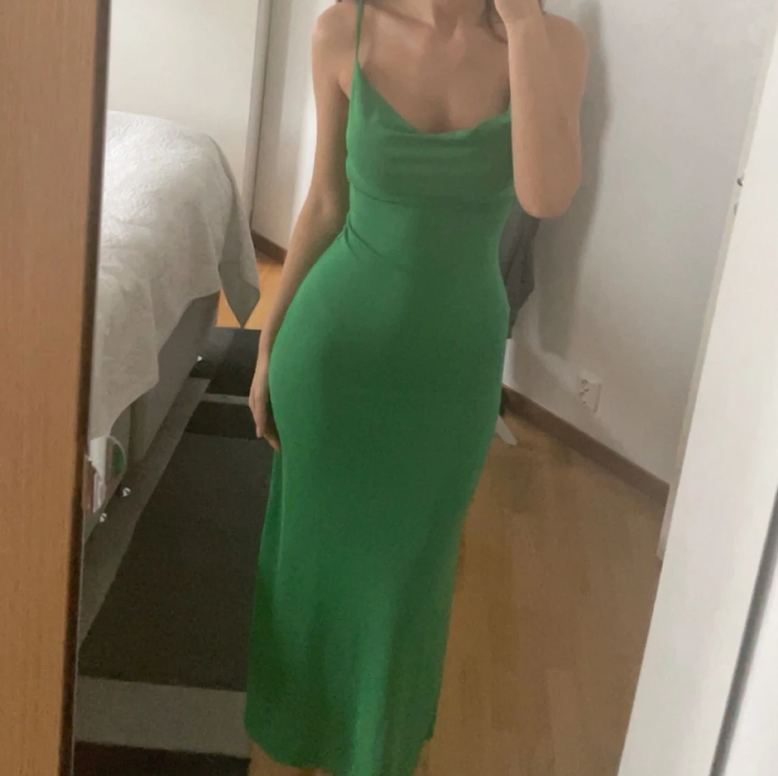 Grön Pull and bear klänning