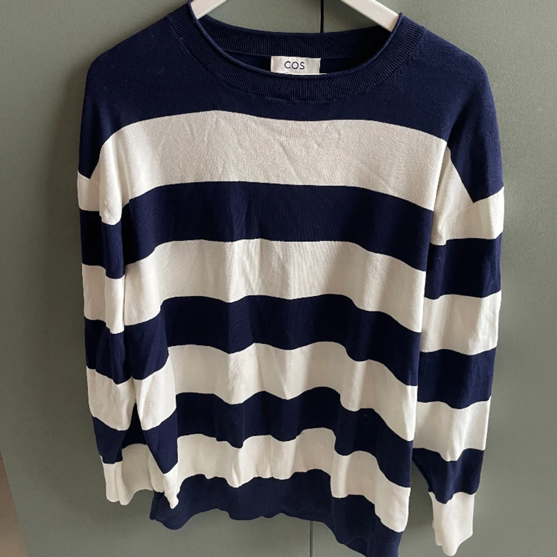 Oversized randig tröja 