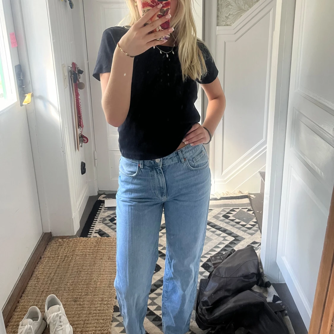 Basic blå jeans 