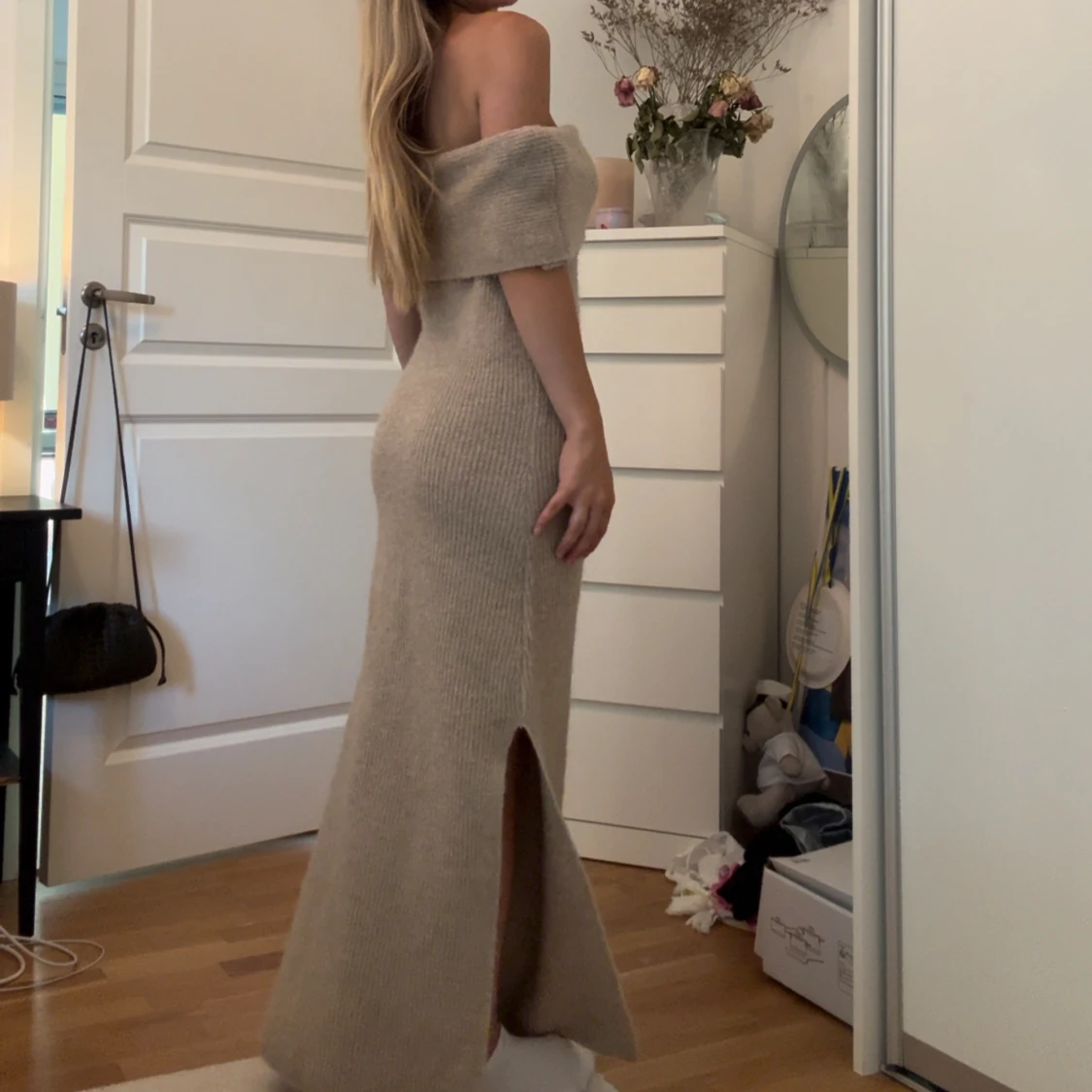 Stickad klänning - 90