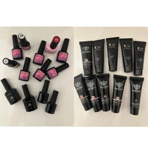 Polygel nagelkit - Säljer allt på bilderna då de inte kommer till användning, perfekt för dig som älskar att fixa egna naglar eller kanske vill börja göra det :) nästan allt på bilderna är oanvänt 