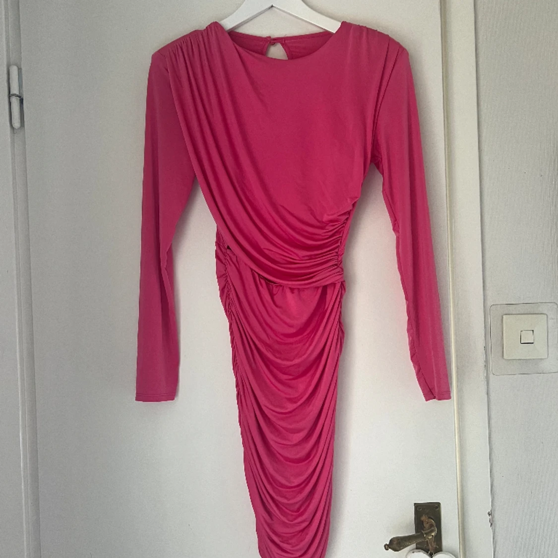 Rosa fest super stretchy klänning 