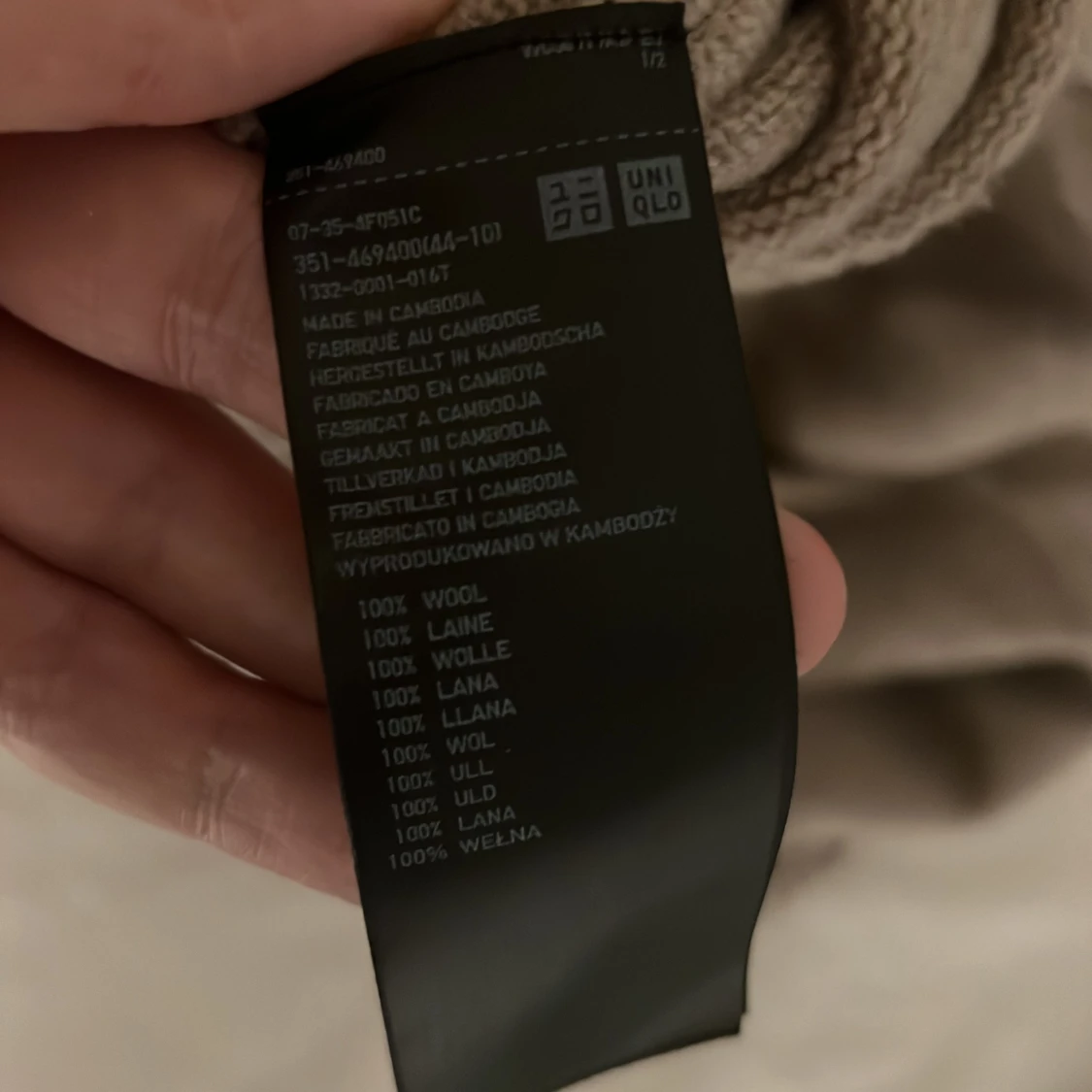 Uniqlo stickad ulltröja - 4
