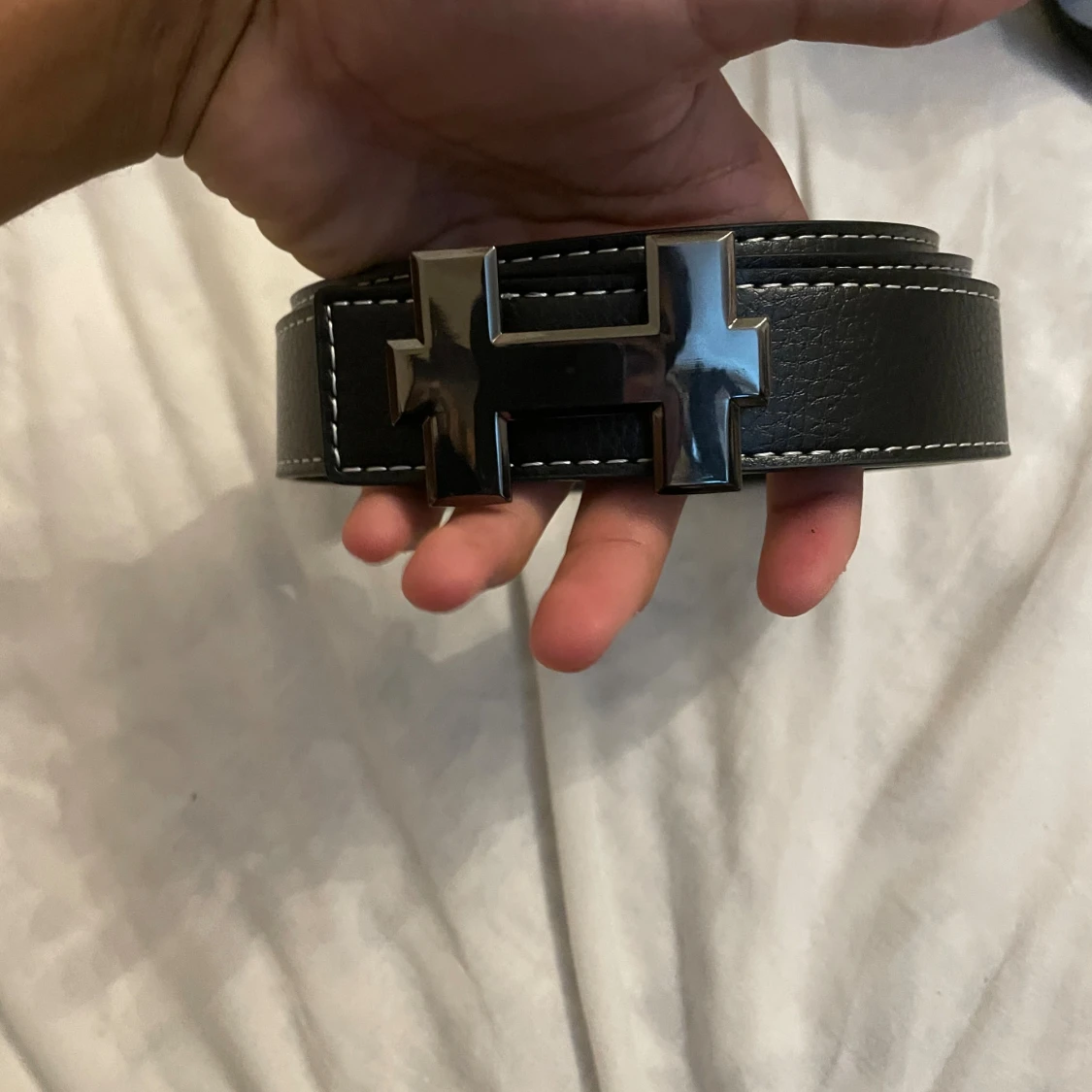 Svart hermesbälte  - 2