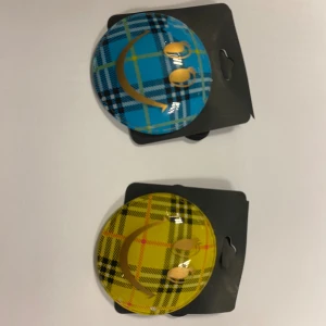 2st Stora Hårsnoddar i blått och gult - Helt ny , 25kr/st 