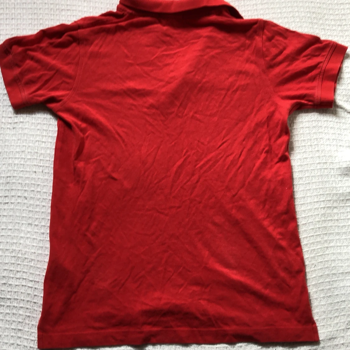 Röd Lyle & Scott pikétröja M - 2