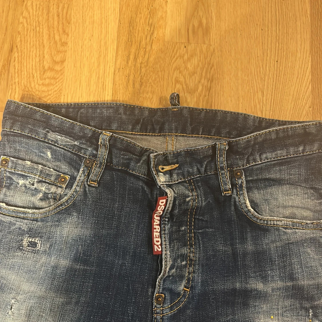 Dsquared2 blåa jeans - 4