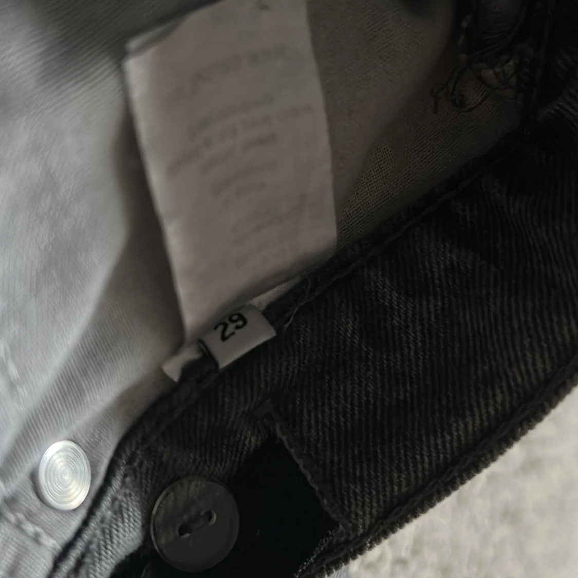 Grå jeans från Grunt, - 1