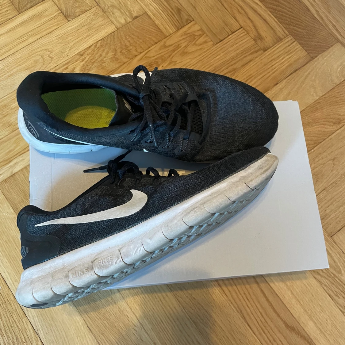 Nike Free löparskor, svart, EUR 42