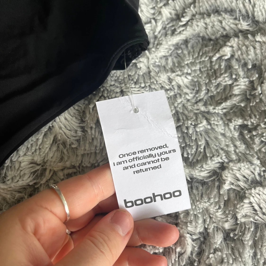 Svart body  från Boohoo - 1