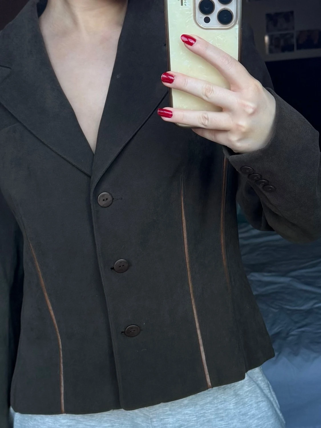 Brun kavaj från ADA Fashion