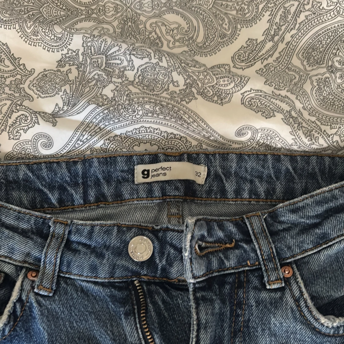Blå bootcut jeans från g perfect jeans - 3