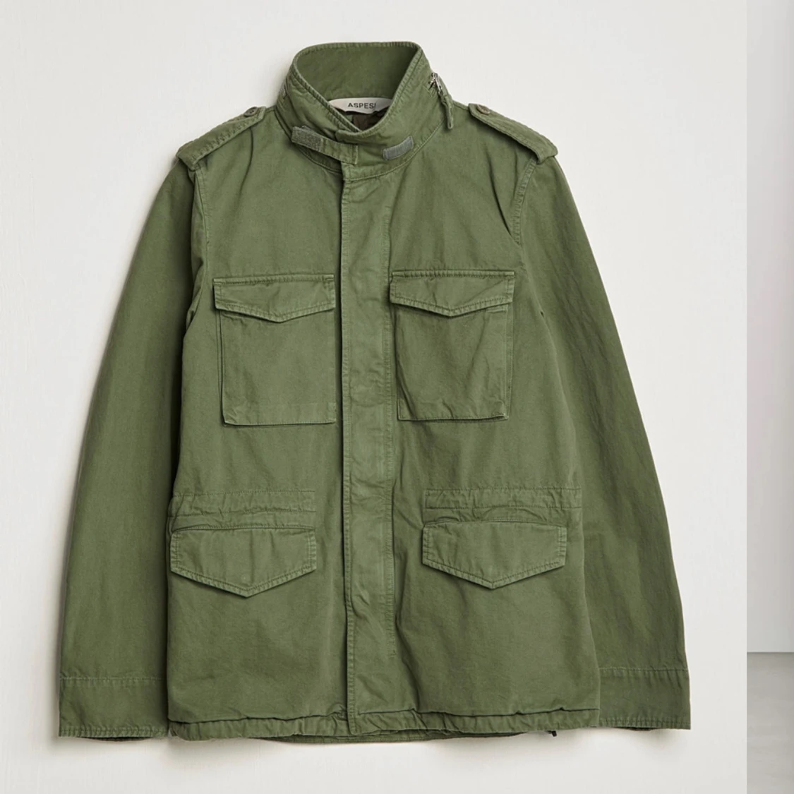 Aspesi Cotton Minifield Jacket Sage Green (S)