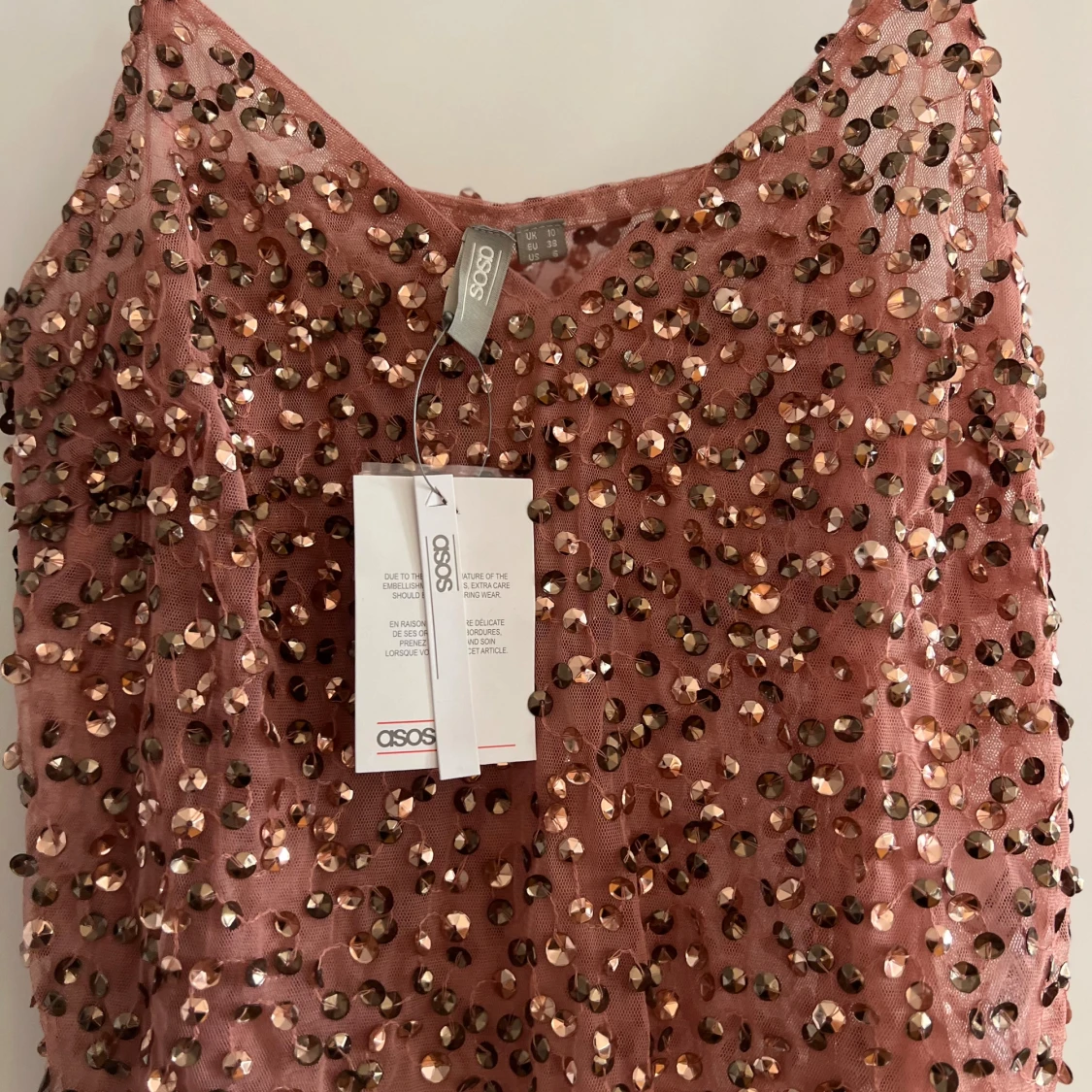 Rosa paljettopp från ASOS - 1