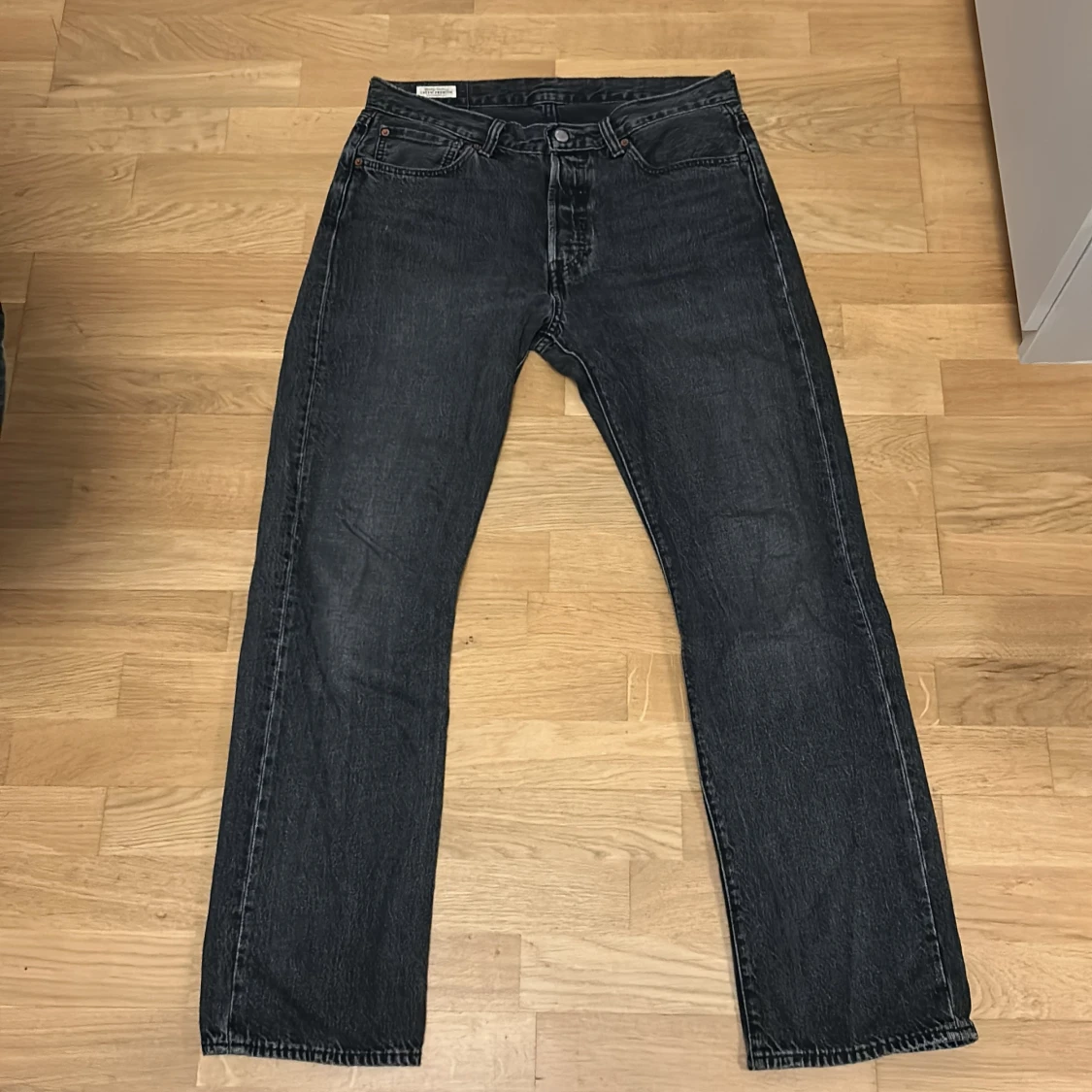 Levi's 501 svarta jeans W32 L32