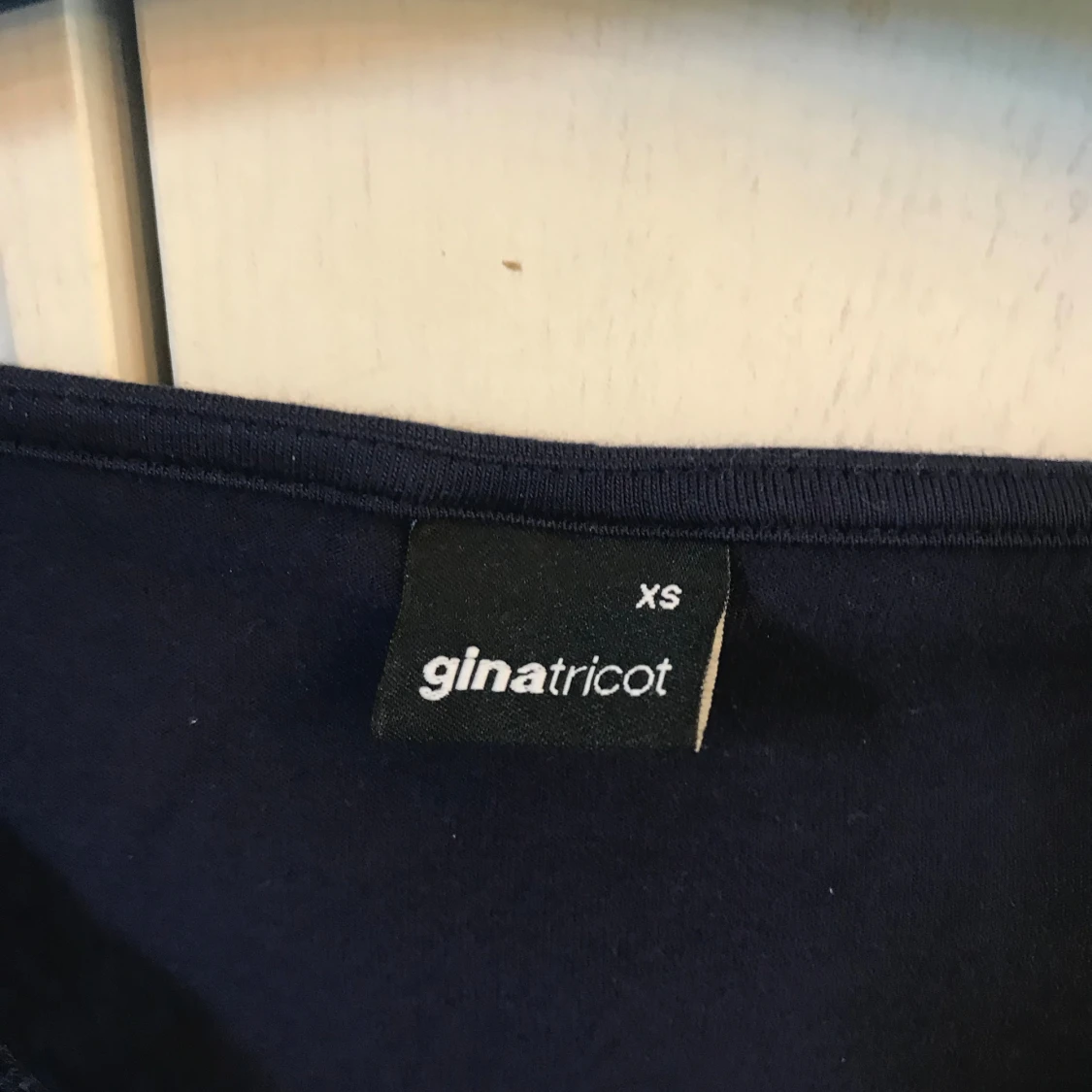 Mörkblå långärmad topp Gina Tricot XS - 2