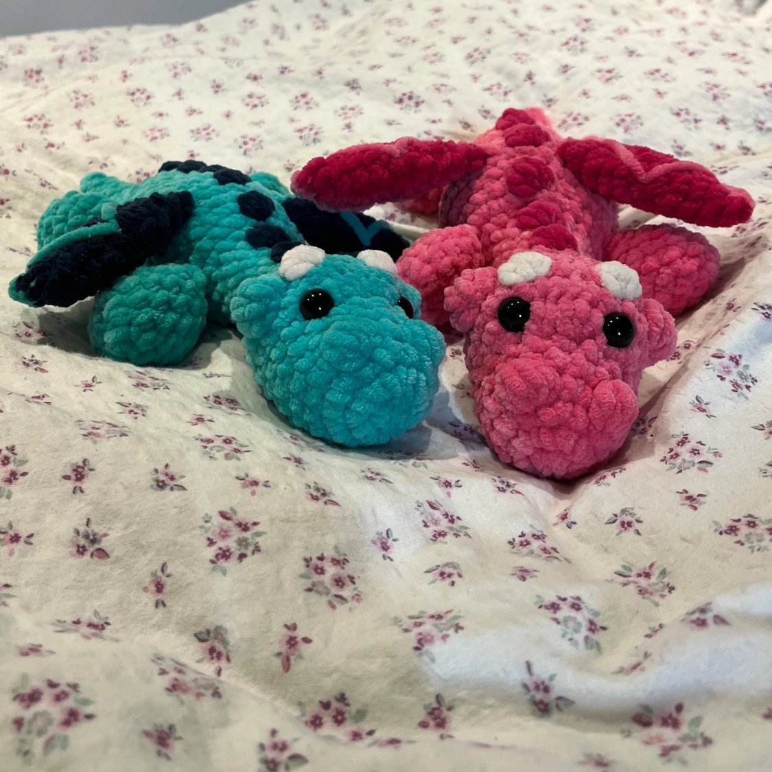 Virkad rosa drake  - 3