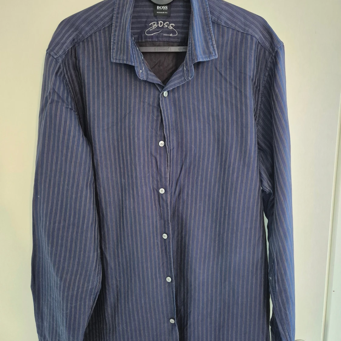 Randig blå skjorta från Hugo Boss - 1