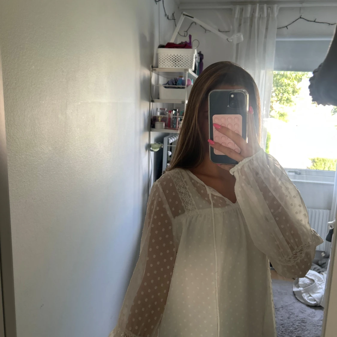 Vit festlig tröja från vila