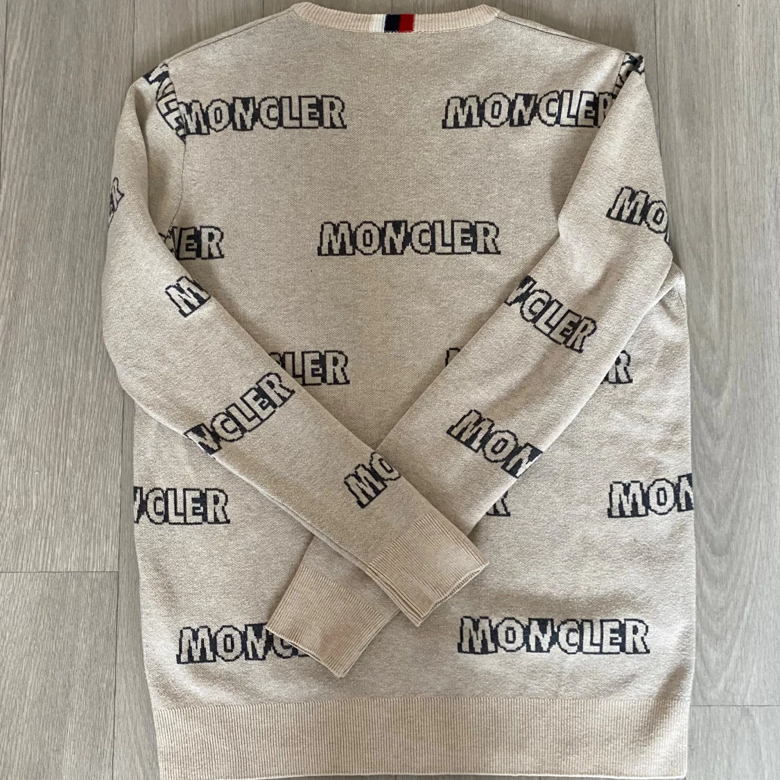 Moncler-tröja Beige stickad  - 3