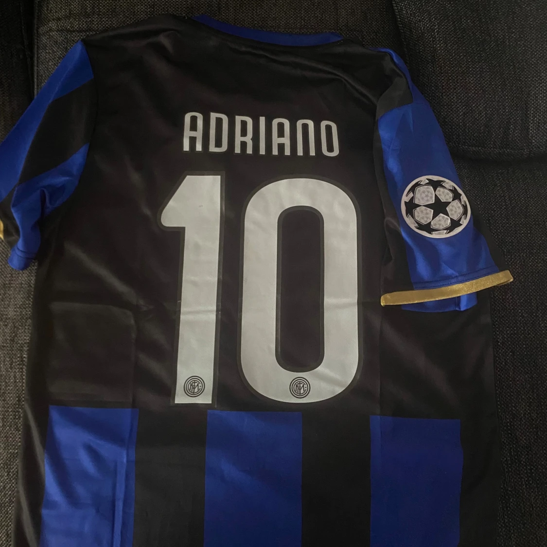 Inter Adriano #10 retro fotbollströja - 1