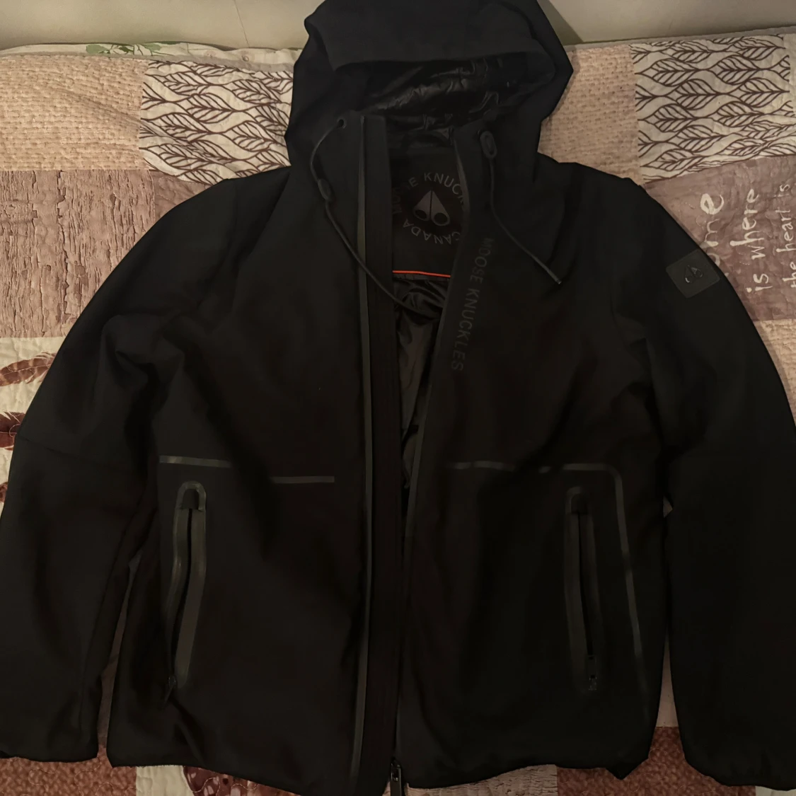 Svart vindjacka Moose Knuckles - 1