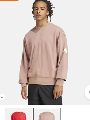 Pink-ish oversized Adidas sweatshirt 💫 - I gott skick, använt typ bara 2 gånger :D